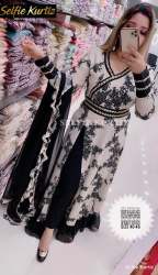 RAYON KURTI WITH DUPPATA