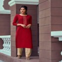 REYON KURTI WITH EMBROIDERY WORK  thumb 2