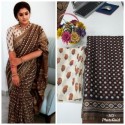 SOFT LINEEN COTTON SAREE  thumb 1