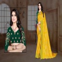 VICHITRA SILK BANDHEJ SAREE  thumb 1