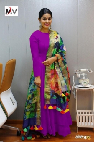 WEDDING SPECIAL GOWN WITH FANCY DIJITAL PRINT DUPATTA SET