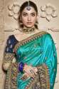Exclusive Embroidered Silk Saree thumb 3