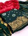Mugdha Pure Cotton Bandhani Dress Material  thumb 7
