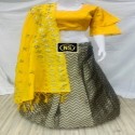 Banarasi brocade lengha thumb 4