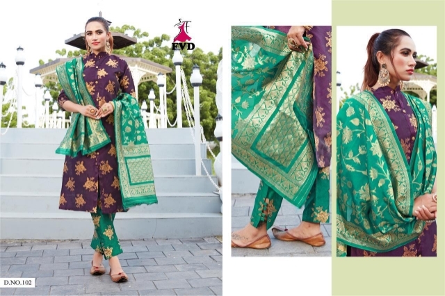 Banarasi jackard kurti
