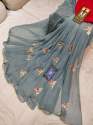 Fancy Jaipuri Plain Saree thumb 2