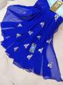 Fancy Jaipuri Plain Saree thumb 5