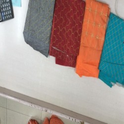 heavy blouse work fabric. on paper