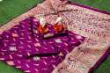 Pure Banarasi Silk Party wear Saree thumb 4
