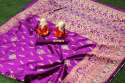 Pure Banarasi Silk Party wear Saree thumb 8