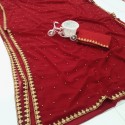 pure Georgette saree thumb 6