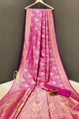 SOFT SILK JAQUARD SAREE