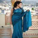 velvet silk saree thumb 7