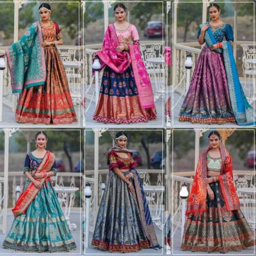 Banarasi Silk Lehenga by Jogmaya Creation