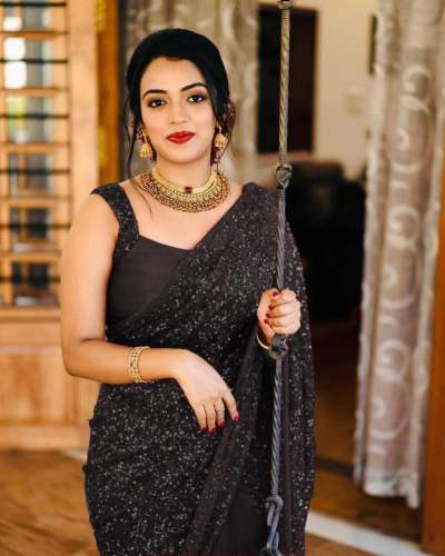 Georgette Full Sequence Work Saree
