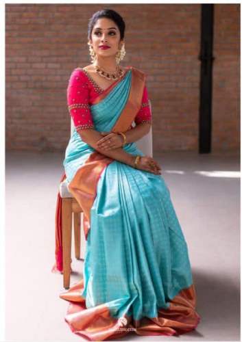 Kanchipuram Weaving Saree by Jogmaya Creation