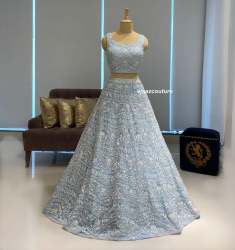 Party Wear Semi Stitched Lehenga