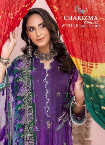 CHARIZMA CHUNRI Winter Special Pashmina Suit by j s textile