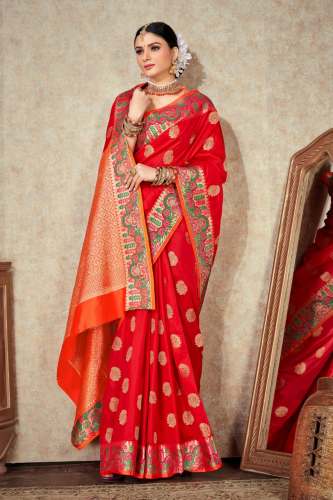 Designer Border And Rich Pallu Silk Saree