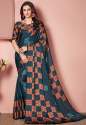Fancy And Designer Satin Saree thumb 3