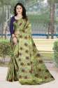 Fancy And Designer Satin Saree thumb 4