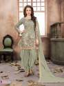 Mirrior Work Patiala Semi Stitched Suit thumb 1