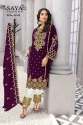 Stunning Readymade Velvet Pakistani Suit by Saya Fashion thumb 4