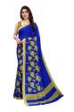 blue-leaf-printed-georgette-saree
