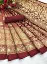 Designer Party Wear Art Silk Saree thumb 6