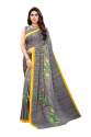 new-grey-georgette-saree-with-leaf-printed