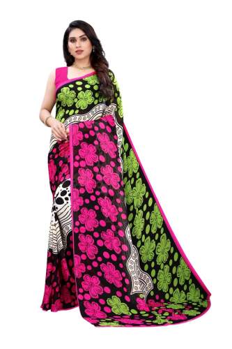 Trendy Collection Georgette Printed Saree