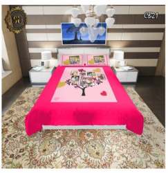 Costumized Photo Digital Print in Bed Sheet