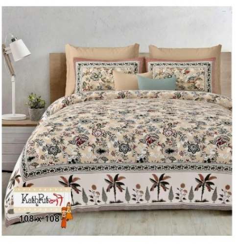 Kathputli Cotton Bed Sheet