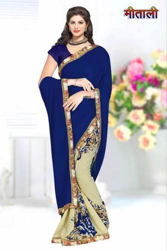 Fancy Designer Digital Printed Saree  by Anmazing Factory