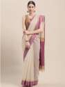 Rajnandini Brand Cotton Blended Woven Design Saree