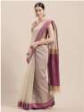 Rajnandini Brand Cotton Blended Woven Design Saree thumb 1