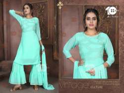 Designer Party Wear Sharara Suits 