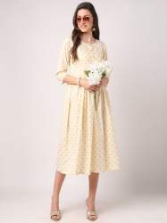 Cotton Printed Tunic Dress