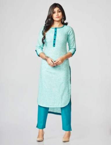 Firozi South Cotton Printed Straight Cut Kurti