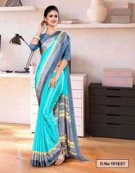 Daily wear Silk Uniform Saree