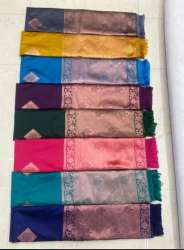 Soft Kancheepuram Silk Plain Saree With Beautiful Border