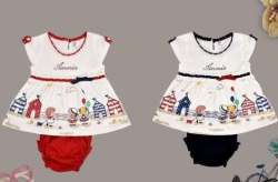 Stylish Baby Girls Frock Set 