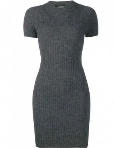 Formal Wear Knitted  Western One Piece Dress by Alpha Organics Clothing India