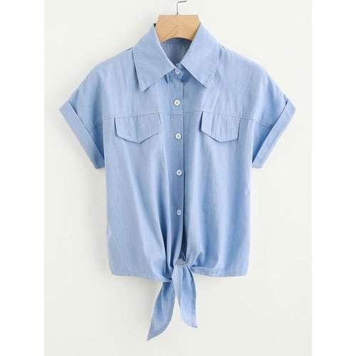 Ladies Denim Shirt