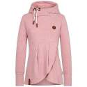 Ladies Plain Cotton Hoodie