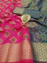 soft-banarasi-silk-saree-with-rich-pallu