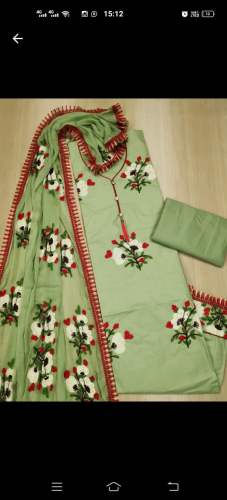 Beautiful Unstitched Work Dress Material 