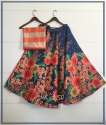 Fancy Satin Silk Printed Lehenga  thumb 5