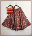 Fancy Satin Silk Printed Lehenga  thumb 8