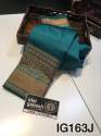 Soft Banarasi Silk Idol Ganesh Saree thumb 4